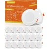 Tomosu LED įleidžiamas lubų šviestuvas 5 W 450 lm IP44 2700 K, plonas, 75-90 mm skylė, šiltai baltas
