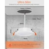Tomosu LED įleidžiamas lubų šviestuvas 5 W 450 lm IP44 2700 K, plonas, 75-90 mm skylė, šiltai baltas