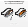 tomtoc krūtinės krepšys 3,5 l su RFID apsauga, atsparus vandeniui, T33M1G1