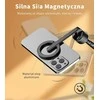 TONEOF magnetinis 173 cm aliuminio telefono trikojis su asmenukių lazda ir pulteliu, juodas–violetinis
