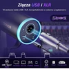TONOR dinaminis XLR/USB mikrofonas su aukšto profilio stovu, RGB apšvietimu ir triukšmo slopinimu TD520S+
