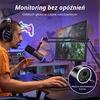 TONOR dinaminis XLR/USB mikrofonas su aukšto profilio stovu, RGB apšvietimu ir triukšmo slopinimu TD520S+