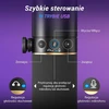 TONOR dinaminis XLR/USB mikrofonas su aukšto profilio stovu, RGB apšvietimu ir triukšmo slopinimu TD520S+