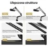 TONOR mikrofono žirklinis stovas, žemas profilis, reguliuojamas, metalinis, T40LP
