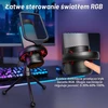TONOR TC-310 stalinis USB kondensatorinis kardioidinis mikrofonas su RGB apšvietimu