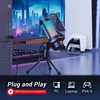 TONOR TC-310 stalinis USB kondensatorinis kardioidinis mikrofonas su RGB apšvietimu