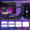 TONOR TD510 Air S H+ dinaminis žaidimų mikrofonas su USB/XLR ir AI triukšmo slopinimu
