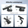 TONOR USB mikrofonas kompiuteriui, superkardioidinė kryptis, funkcija nutildyti, TM310