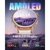 TOOBUR išmanusis laikrodis moterims su 1,1 col. AMOLED ekranu ir Bluetooth DR07