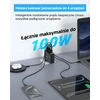 TOPADRE 100 W USB-C įkroviklis su 3 USB-C ir USB-A jungtimis bei LED ekranu, RCE-10002