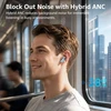 TOZO belaidės į ausis dedamos ausinės Bluetooth 5.4 su ANC ir ENC mikrofonais T11147