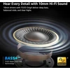TOZO belaidės į ausis įdedamos ausinės Crystal Pods Bluetooth 5.4 su hibridiniu ANC T11147