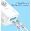 TP-Link Powerline AV1000 adapterių rinkinys su lizdu, Gigabit Ethernet, TL-PA7027P KIT