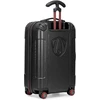 Kelioninis Traveler's Choice kietas rankinio bagažo lagaminas iš polikarbonato, 8 ratukai, 22 colių, juodas, TC09040K22