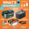 TRAVELISIMO elektrinė pietų dėžutė 1,5 l, 100 W, 220 V / 12 V / 24 V