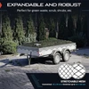 TRIBURG elastingas priekabos krovinių tinklelis 2 x 3–3 x 4 m su 12 įtempimo kablių e200-300