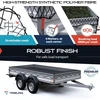 TRIBURG elastingas priekabos krovinių tinklelis 2 x 3–3 x 4 m su 12 įtempimo kablių e200-300