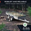 TRIBURG priekabos krovinio tvirtinimo tinklas 3 x 4 m su 12 elastinių kablių AN-B-EH-3x4