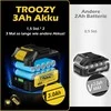 Troozy akumuliatorinis mini grandininis pjūklas 21 V, 15 cm, 2x 3000 mAh, bešepetėlinis