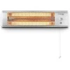 TROTEC infraraudonųjų spindulių terasos šildytuvas 600/1200 W, sieninis ir pastatomas, IR 1200 S