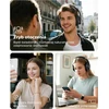 truefree belaidės ant ausų dedamos Bluetooth ausinės su ANC, 125 h, HF-10