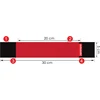 TrunkExpert bagažinės tvirtinimo dirželiai su lipniu užsegimu, 30 cm, 2 vnt., ARZ30_RED