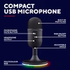 Trust USB kondensatorinis stalinis mikrofonas su RGB apšvietimu, kardioidinis, GXT 236 Yami