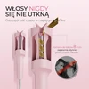 TYMO automatinės plaukų garbanojimo žnyplės 25 mm, 160–210 °C, rožinės, HC503N