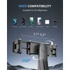 UBeesize 12" LED žiedinė lempa su telefonu laikikliu ir 50" trikoju, USB maitinimas