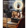 UBeesize 30,5 cm LED selfių žiedinis apšvietimas su 170 cm stovu, USB, modelis TBC001