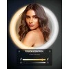 UBeesize 30,5 cm LED selfių žiedinis apšvietimas su 170 cm stovu, USB, modelis TBC001