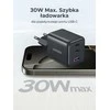 UGREEN 30W GaN II 3 lizdų USB-C / USB-A sieninis įkroviklis, juodas