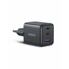 UGREEN 30W GaN II 3 lizdų USB-C / USB-A sieninis įkroviklis, juodas