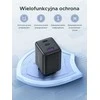 UGREEN 30W GaN II 3 lizdų USB-C / USB-A sieninis įkroviklis, juodas