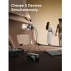 UGREEN 3‑in‑1 90 W automobilinis įkroviklis su 60 W ištraukiamu USB‑C laidu, 3x USB jungtys
