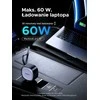 UGREEN 75 W ištraukiama automobilinė USB‑C / USB A įkroviklis su 75 cm C kabeliu, 3 lizdai, EC601