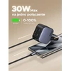 UGREEN automobilinis įkroviklis 60 W su įtraukiamu USB-C laidu, USB-C ir USB-A, EC602