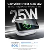 UGREEN belaidis magnetinis įkroviklis-stovas Qi2 25 W dviem įrenginiams W751