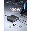 UGREEN GaN USB-C stalinė įkrovimo stotelė 200 W, 8x USB (6x USB-C, 2x USB-A), juoda