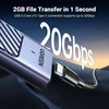 UGREEN M.2 NVMe ir SATA SSD dėklas USB-C 3.2 Gen 2x2 20 Gbps 35576