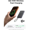 UGREEN MagFlow Air magnetinis belaidis powerbankas 10000 mAh Qi2 15 W su USB-C laidu PB570