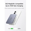 UGREEN magnetinis belaidis išorinis akumuliatorius MagFlow Air 5000 mAh Qi2 15 W PB580