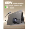 UGREEN Nexode GaN tinklo įkroviklis 65 W su ištraukiamu USB-C laidu, 3 prievadai, 55900