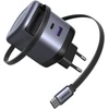 UGREEN Nexode GaN tinklo įkroviklis 65 W su ištraukiamu USB-C laidu, 3 prievadai, 55900