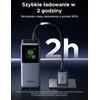 UGREEN Nexode PB721 130W 20000 mAh išorinis USB-C/USB-A power bank su TFT ekranu, pilkas