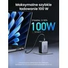 UGREEN Nexode X 100W GaN kompaktiškas 3x USB-C/USB-A sieninis įkroviklis, juodas