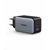 UGREEN Nexode X 100W GaN kompaktiškas 3x USB-C/USB-A sieninis įkroviklis, juodas