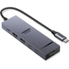 UGREEN Revodok 106 USB-C šakotuvas su HDMI 4K 60 Hz, 10 Gb/s ir PD 100 W AMUH12H