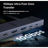 UGREEN Revodok 106 USB-C šakotuvas su HDMI 4K 60 Hz, 10 Gb/s ir PD 100 W AMUH12H