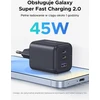UGREEN tinklo įkroviklis 45 W su 2 USB-C ir USB-A jungtimis, PPS, 65156